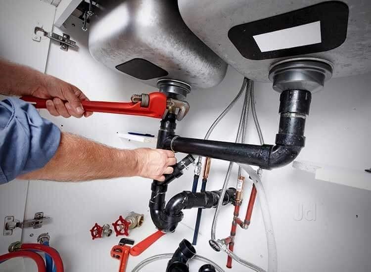 Commercial plumbing and sanitary installation work